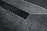 Душевой лоток BETTOSERB Confluo Frameless Line Matte Black 550мм с решеткой, комб.затвор