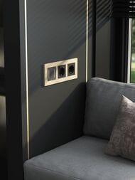 Рамка Werkel на 3 поста AluMax (шампань) W0033511