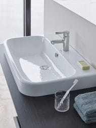 Умывальник Duravit Happy D.2 800х505х170 с отверстием под смеситель и переливом 2318800000