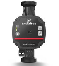 Насос циркуляционный GRUNDFOS ALPHA1 L 25-40 180 с гайками 99199611