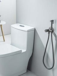 Набор с гигиеническим душем Aquatek Бетта AQ1023BGM встраиваемый, 1 отв., однозахватный, сталь оруж
