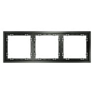 Рамка на 3 поста Voltum S70 VLS100306, титановый