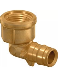 Угольник Uponor Q&E 90° с внутренней резьбой 16-1/2"ВP, DR-латунь 1023023