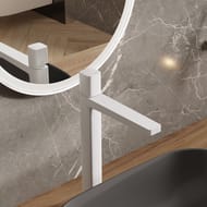 Смеситель WasserKRAFT Saale 9503H для умывальника, однозахватный, белый Soft-touch