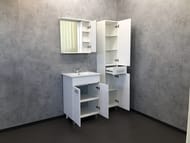 Тумба COMFORTY Модена М-60 (610х870х470) напольная, с раковиной, белый матовый 00-00001642