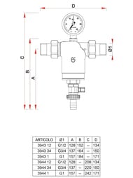 ������ FAR 1" �� � ����������, 300���, Max: 95 �C, 25 ��� FA 3944 1