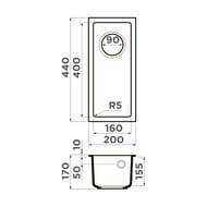����� Omoikiri BOSEN 20-U-�H (200�440�170) ����������� ������, ����������, ����-������� 4993246