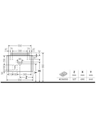 ����� ��� �������� Duravit Happy D.2 Plus 650�408�480 2 �����, ��� ���������. HP496007171