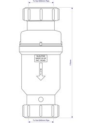 ������� ������ McAlpine MACVALVE � ����� ������� ��=40, �����-�����, MRNRV40C