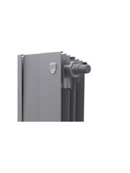 Радиатор биметаллический, 10 секций ROYAL THERMO PianoForte 500 Silver Satin нижнее подкл