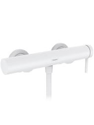 Смеситель Hansgrohe Finoris 76620700 для душа, однорычажный, настенный, матовый белый — миниатюра 1