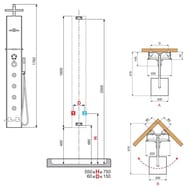 ������� ������ Novellini Cascata 2 223�1763 ��, �/�, ���������, �����, ������ CASC2VTE-H