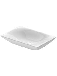 Раковина Duravit Viu 600х415 шлифован., без перелива, выпуск с керамич. крышкой 2358600000