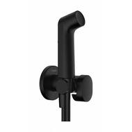 Гигиенический душ Hansgrohe Bidette S с запорным вентилем, шланг 1250мм, черный матовый 29230670