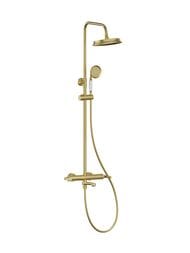 Душевая система BelBagno BOHEME-VSCM-BORO с изливом, брашированное золото — миниатюра 2