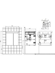 ����� � ��������� toHit Tabara 50 (500�400�535��) ���������, 2 ������, ����: ����� TH04-080550