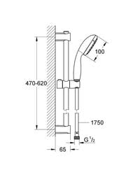 ����� ���������� GROHE Start Edge ��� ��������, �����/����, ���. ��������, ���� 120210