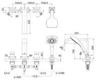 ��������� ��� ����� TOTO GC �� 4 ���������, � ������ ����� TBG08202R