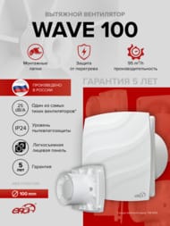 ���������� ERA WAVE D100 ���������, 100 �3/�, 25 ��, �����, WAVE 100