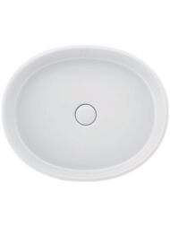 Раковина накладная Duravit Balcoon 550 x 450 DuraShield, белая матовая 241055AC79 — изображение 3