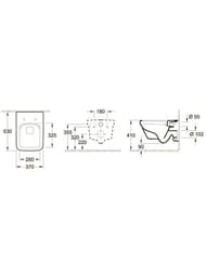 ������ ��������� Villeroy & Boch Architectura 5685HR01 (370�530�355) DirectFlush, ���������� �����