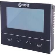 Терморегулятор STOUT ST-292v3 проводной, ЖК-дисплей, недельное програм., черный, STE-0101-029232