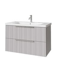 Тумба под раковину Caprigo RAIN-Smalty 90 (870х446х550) подвесной, 2 ящика, 36513eml-049.000.00.20