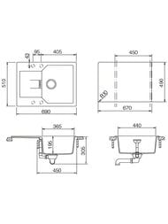 ����� SCHOCK Manhattan 45 D (690�510) Cristalite+, ����������� ������, ����: ��������� ������ 701004