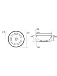 �������� ��������� Kerasan F10 430�430�160 ��� ��������� ��� ���������, ������� ������� 460411