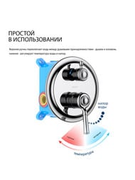 ��������� ��� �����/���� Aquatek ������� AQ1546CR ������������, 2 ������, �������������, ����: ����