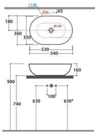 �������� Globo T-EDGE (540�360�160) ���������, ��� ��������� ��� ���������, ����� B6O54BI