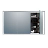 Зеркальный шкаф Burgbad Crono 1244х684х184 LED, выключатель, 2 розетки, зеркальный корпус SPHV120 — изображение 5