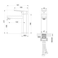 ��������� ��� �������� WONZON & WOGHAND FRAME, ������ ������ WW-88139010-BGM
