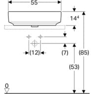 �������� Geberit VariForm (550�400) ���������, ��� ���. ��� ���������, ��� �������� 500.779.01.2
