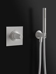 Смеситель для душа CISAL Vita VI0030004Q встраиваемый, однозахв., внеш. часть, белый матовый
