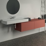 Тумба под раковину Ideal Standard CONCA (1585x505x370) 2 ящика, закат, со столешницей T4315Y3