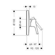 ��������� Hansgrohe Talis S 72606000 ��� ����, ������������, ����