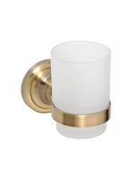 Стакан для зубных щеток Bemeta Retro bronz подвесной, стекло матовое, цвет: бронза 144110017