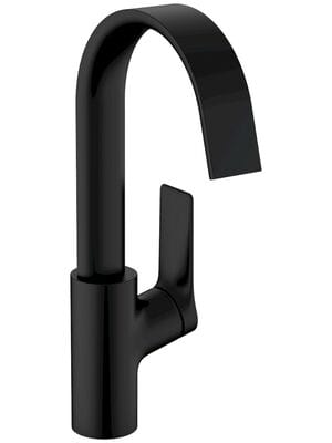 Смеситель Hansgrohe Vivenis 75032670 для раковины, поворотный излив 210, матовый черный