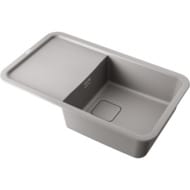 Мойка Omoikiri TASOGARE 86-GR (860х510210) врезная, артгранит, цвет Leningrad Grey 4993459