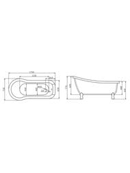 ����� ��������� BelBagno BB20-1700  1680�720�720 ���������������, ��������, �����
