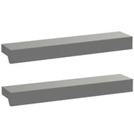 Ручки Jacob Delafon Vivienne EB1579-S40 10 см, для пенала, комплект 2 шт., насыщ. серый, лак сатин