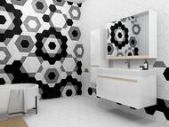 Декор KERAMA MARAZZI Буранелли (200х231) белый+черный NT\A208\SG2300 (шт.)