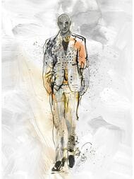 Панно виниловое на флизелине Marburg Papis Loveday Fashion Icon 35899 (1,98х2,70) многоцветное (рул)