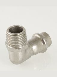 Отвод пресс VALTEC 35х1"Н, 90° нерж. сталь, VTi.953.I.003506