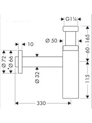 Axor Flowstar S ����� ��� �������� 51305340 ����������� ������ ����