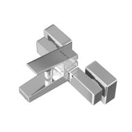 Смеситель для ванны/душа Vitra Minimax Square настенный, однозахватный, хром A43520EXP