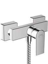 Смеситель для душа Hansgrohe Vernis Shape 71650000 настенный, однозахватный, без излива, хром — миниатюра 1