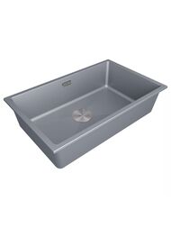 Мойка LUMI 74UNI, IT-GRANIT, LU74-GRM, серый металлик, 740х460, Paulmark