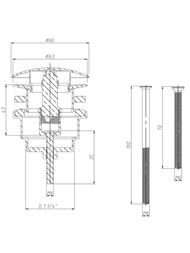 ������ ������ Arrowhead 1 1/4", ������������ �� ������, ��� ��������, ���� 740003